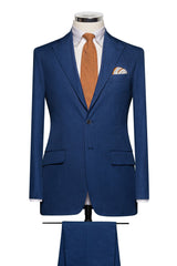 Mid Blue Plain Twill