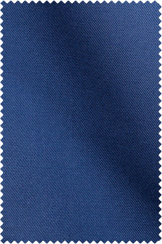 Mid Blue Plain Twill