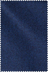 Mid Blue Saxony Fine Houndstooth