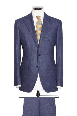 Mid Blue Faux Uni Soft Tweed