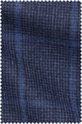 Dark Blue Houndstooth Lavender Blue Windowpane