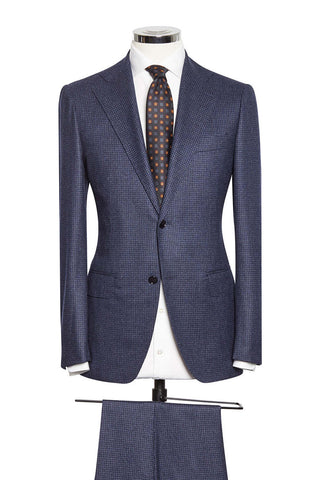 Grey-Blue Checked Flannel