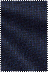 Navy Houndstooth Soft Tweed