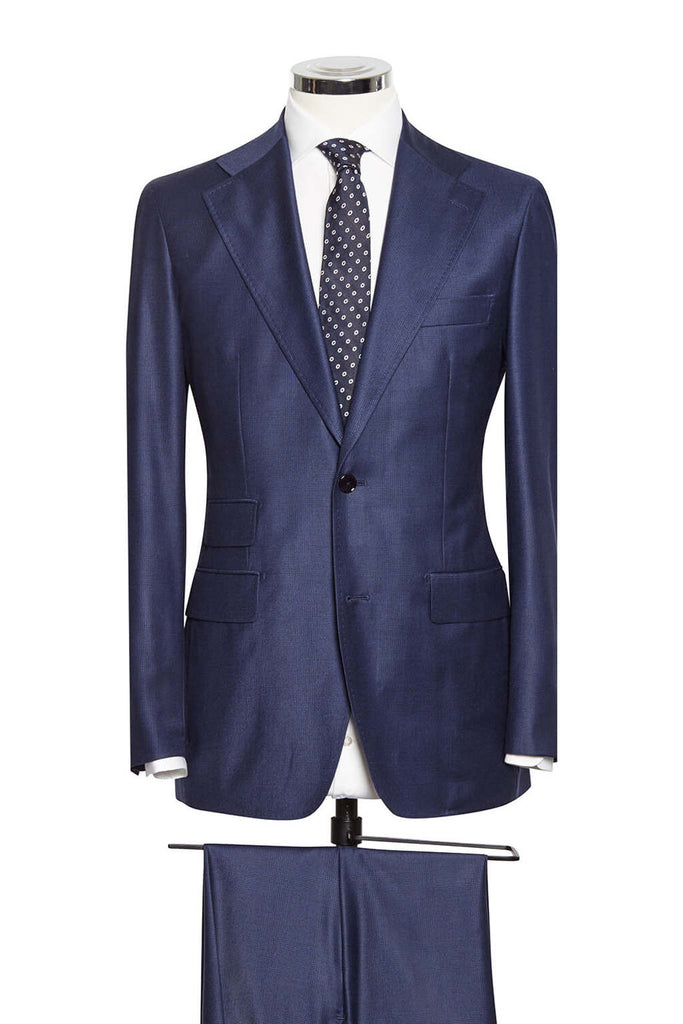 Navy Windowpane