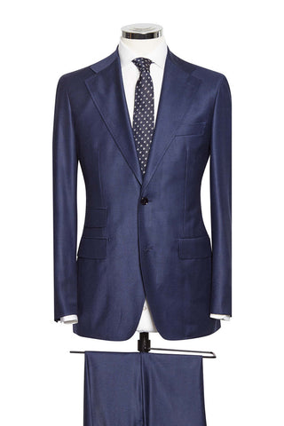 Navy Windowpane