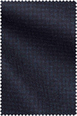Dark Blue Checked Flannel