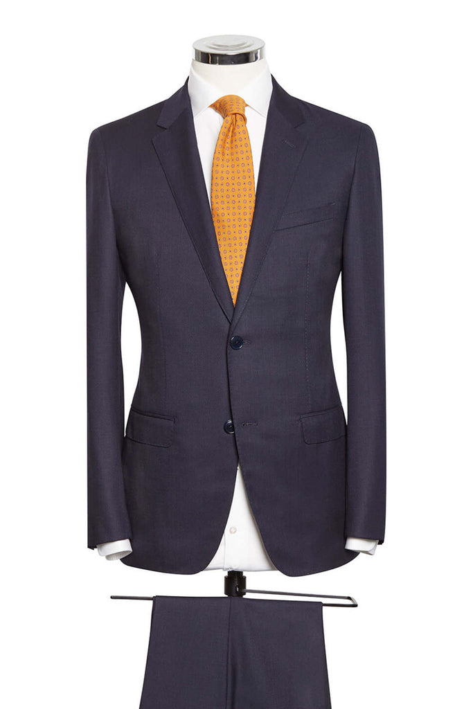 Midnight Blue Sharkskin