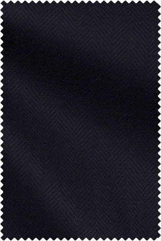 Midnight Blue Herringbone Knit