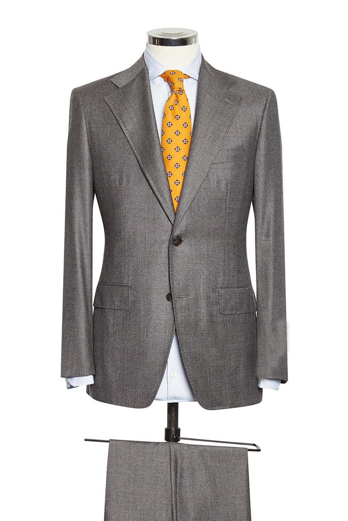 Mid Grey Glencheck
