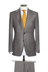 Mid Grey Glencheck