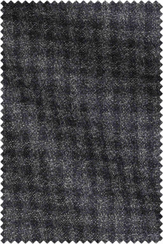Dark Grey Check Mouliné