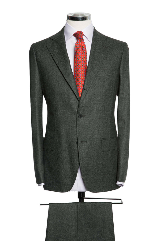 Green Faux Uni Soft Tweed