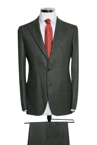 Green Faux Uni Soft Tweed