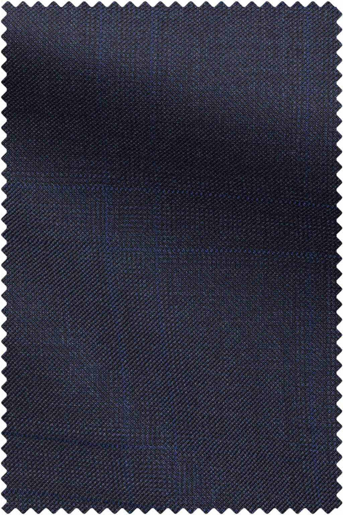 Dark Blue Glencheck Mid Blue Overcheck