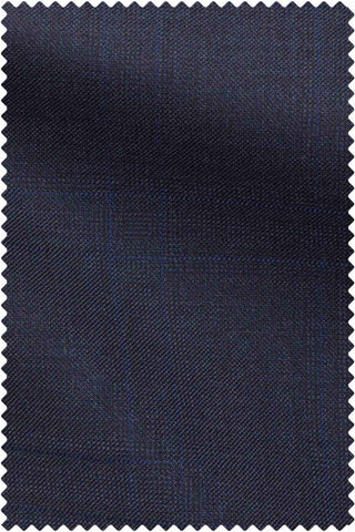 Dark Blue Glencheck Mid Blue Overcheck