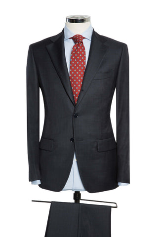 Midnight Blue Glencheck Fine Blue Overcheck