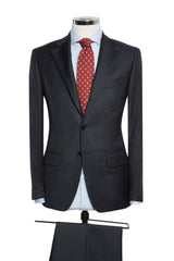 Midnight Blue Glencheck Fine Blue Overcheck