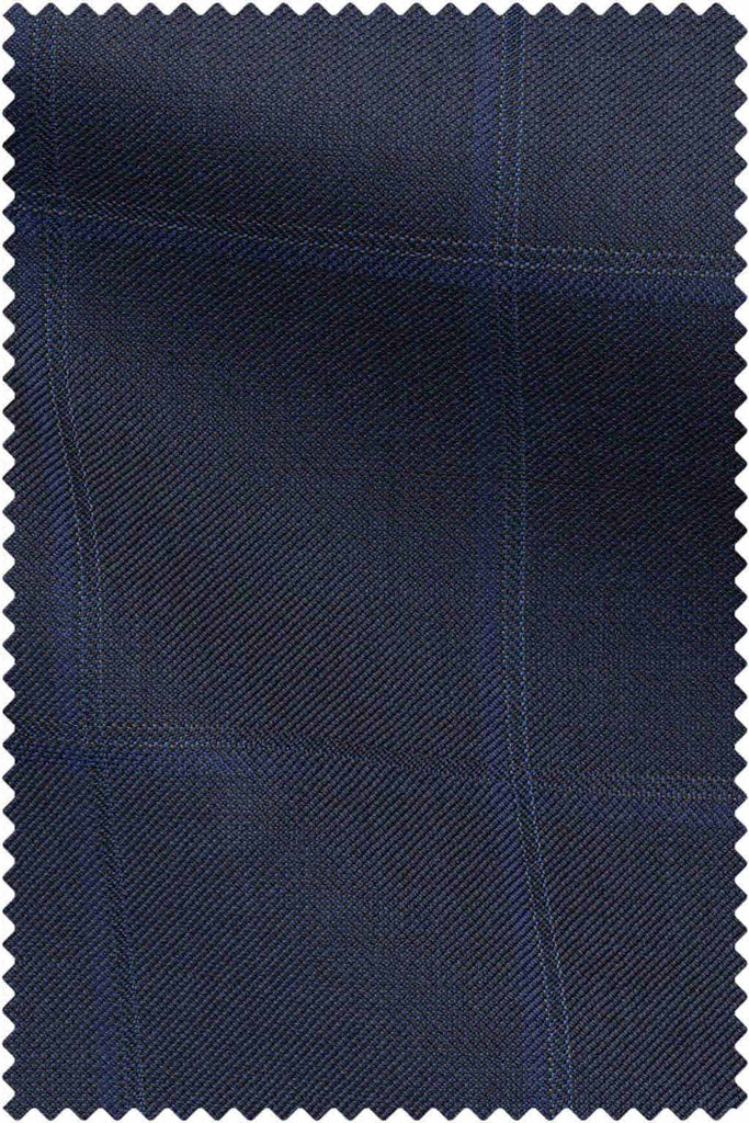 Dark Blue Sharkskin