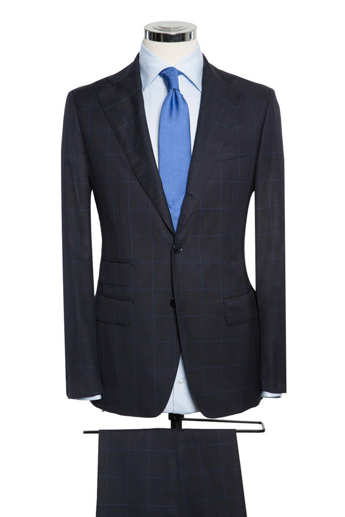 Midnight Blue Windowpane