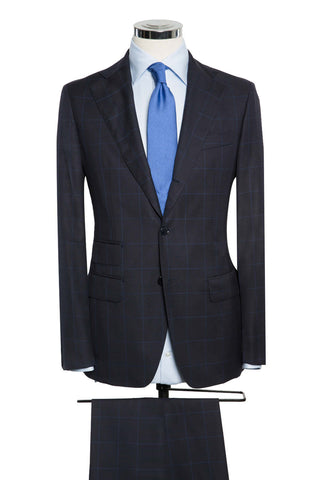 Midnight Blue Windowpane