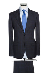 Midnight Blue Windowpane