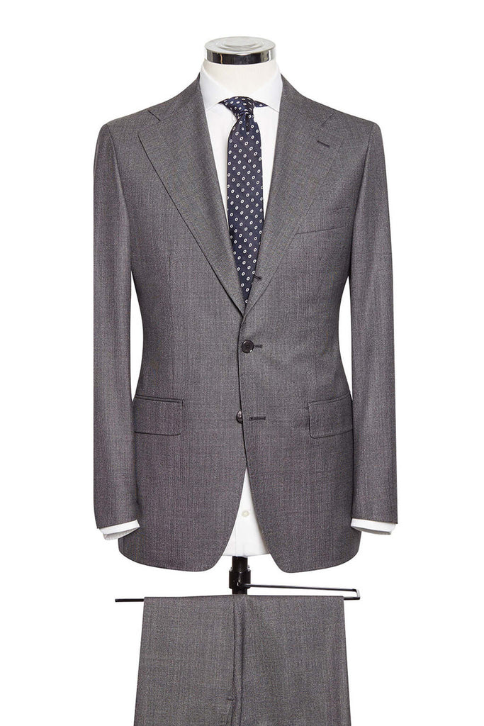 Mid Grey Fine Houndstooth
