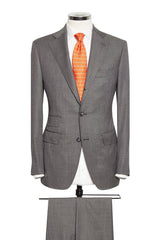 Mid Grey Twill