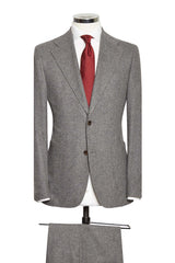 Mid Grey Knit Look