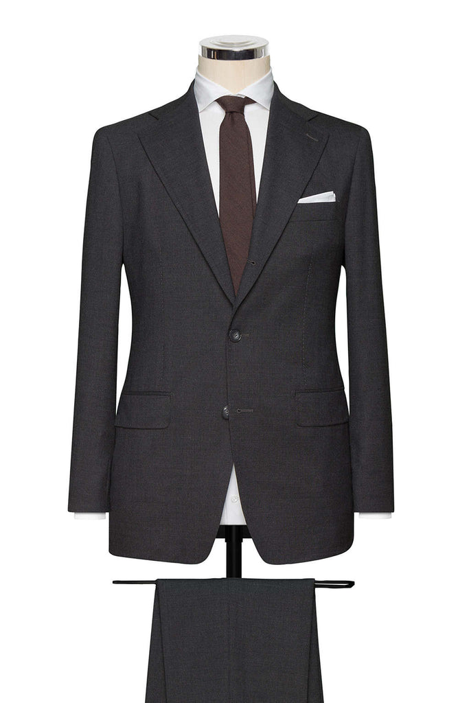 Dark Grey Tropical Stretch