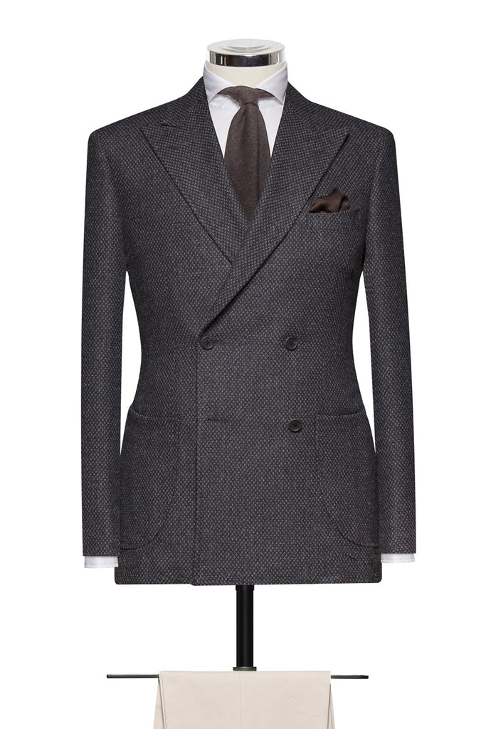 Dark Grey Birdseye