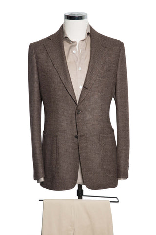 Mid Brown Faux Uni Soft Tweed