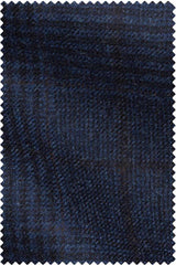 Dark Blue Glencheck Dark Brown Windowpane