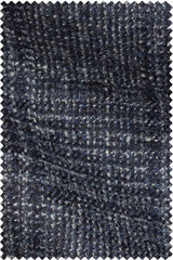 Slate Blue Glencheck Wool-Silk-Cashmere