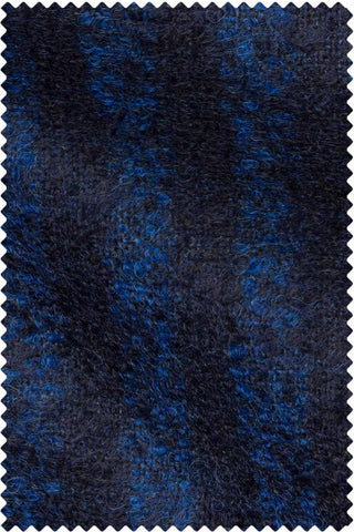 Bright Blue Stripes with Alpaca Bouclé