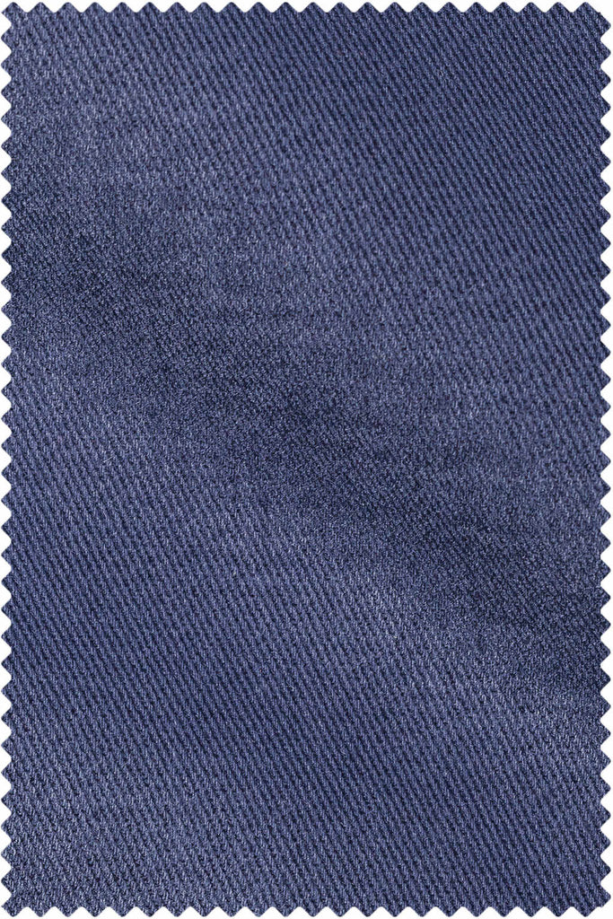 Mid Blue Plain Twill