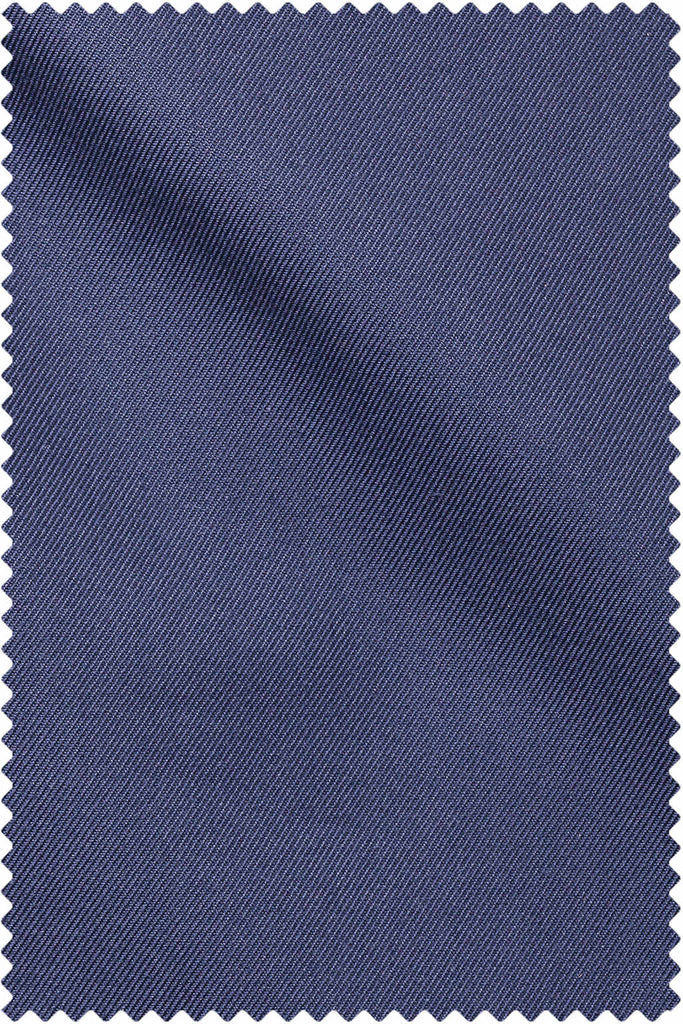 Mid Blue Plain Twill