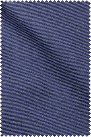 Mid Blue Plain Twill