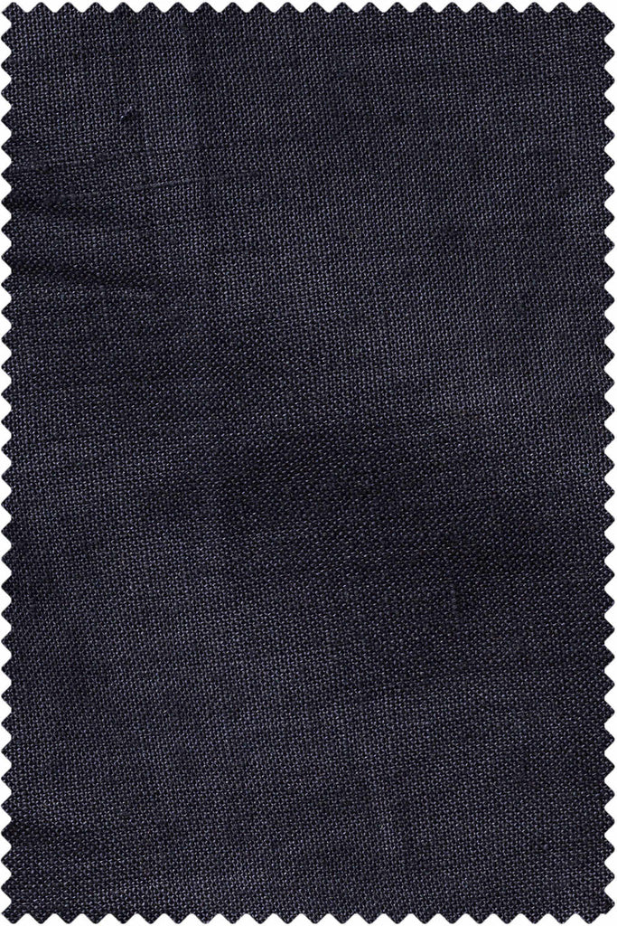 Dark Navy Linen