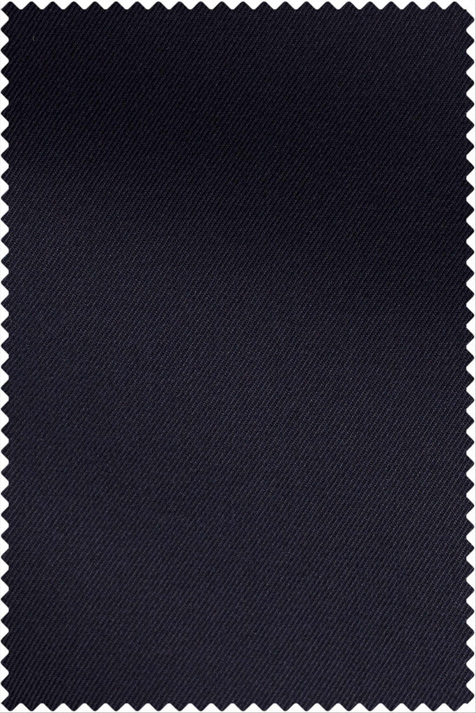 Midnight Blue Plain Twill