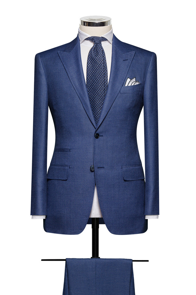 Mid Blue Sharkskin