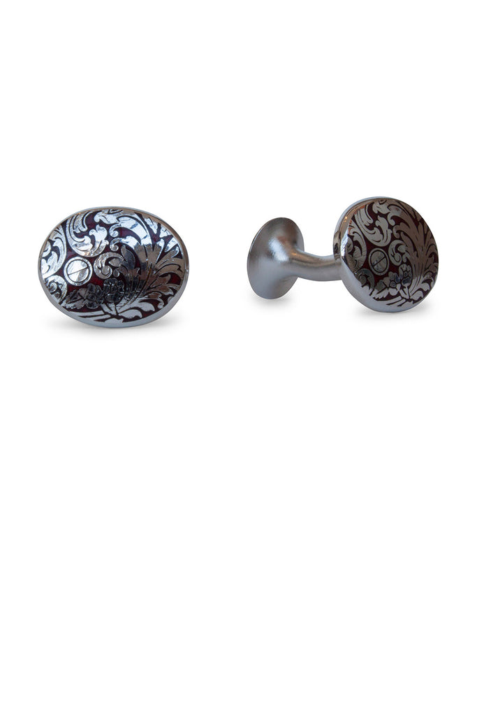 Codis Maya Bourbon Cufflink Wine