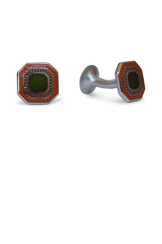 Codis Maya Skyburst Cufflink Orange/Green