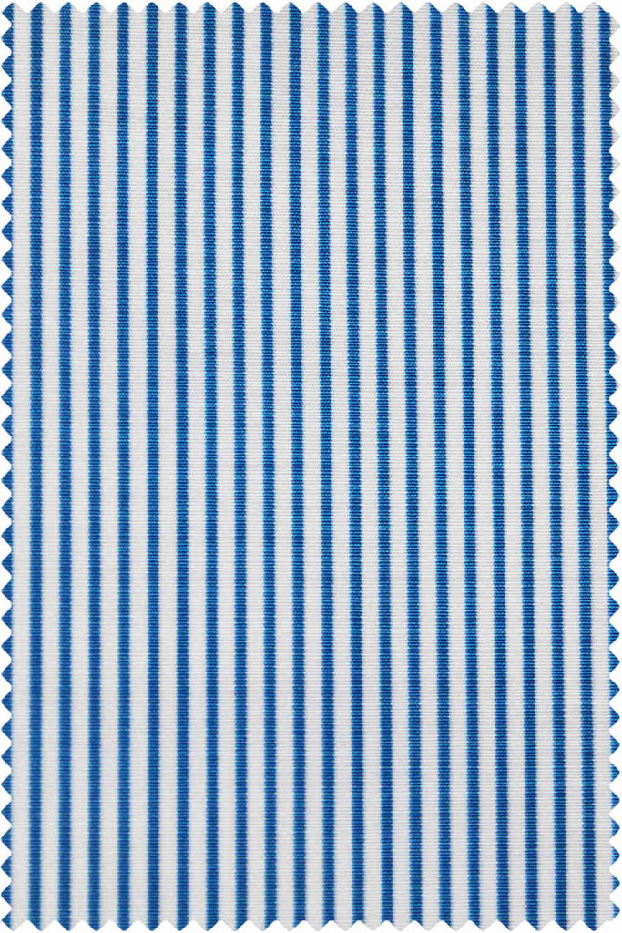 Poplin Stripe Azure