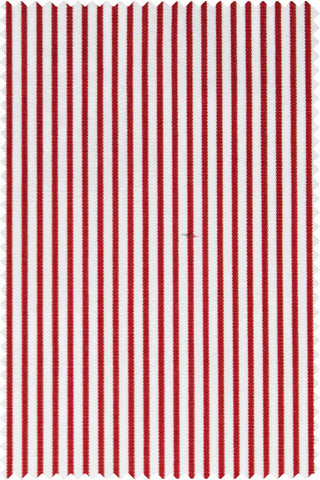 Poplin Stripe Red