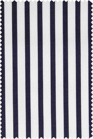 Twill Stripe Midnight Blue