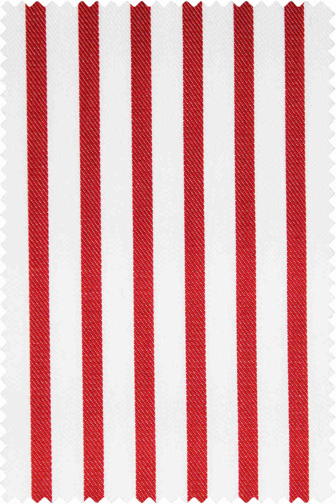 Twill Stripe Red