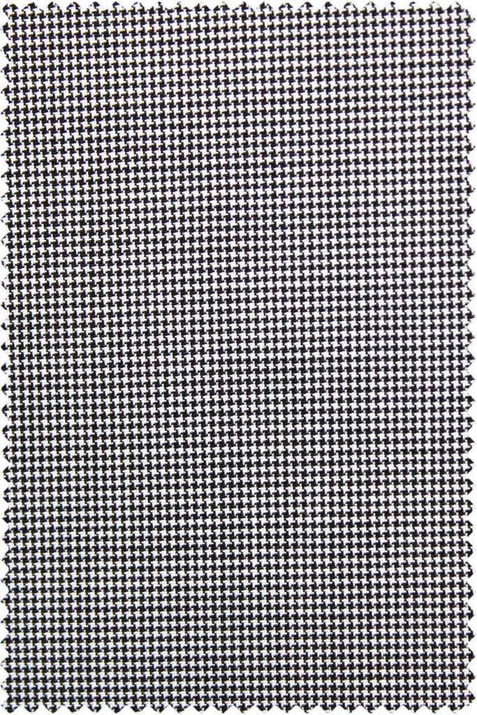 Poplin Pied de Poule Black