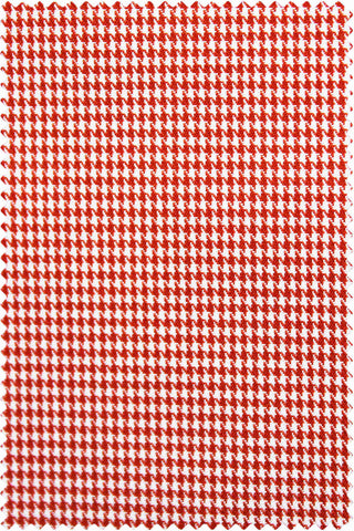 Twill Pied de Poule Orange
