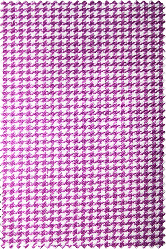Twill Pied de Poule Orchid