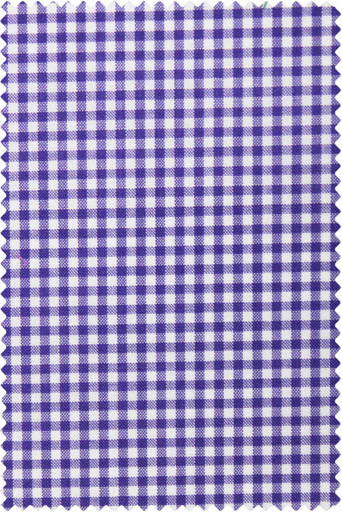 Poplin Gingham Purple